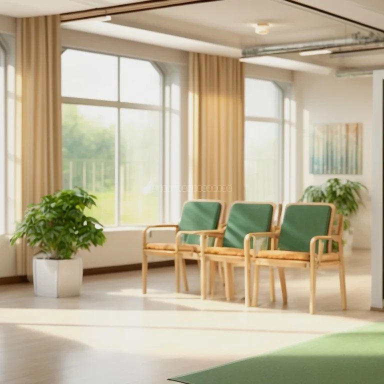 Modern ausgestattetes Sanatorium für ältere Menschen